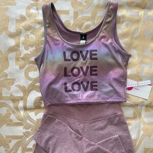 NEW Pink Top with Leggings